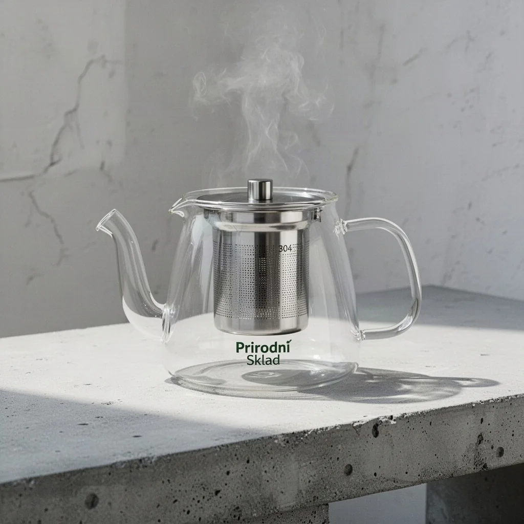 Prirodni Sklad Borosilikatni Čajnik sa Infuzerom
